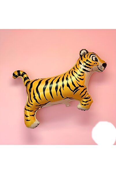 Parti Station بالون سفاري تايجر مقاس 100 سم، مجموعة بالونات عيد ميلاد بتصميم ...