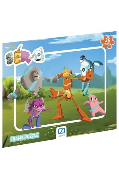 Kesman Kitap TRT Kids Ca Games Ser-O Puzzle 35 Pieces
