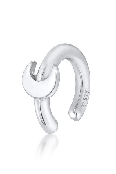 ELLI Ohrringe Earcuff Halbmond Astro 925 Silber
