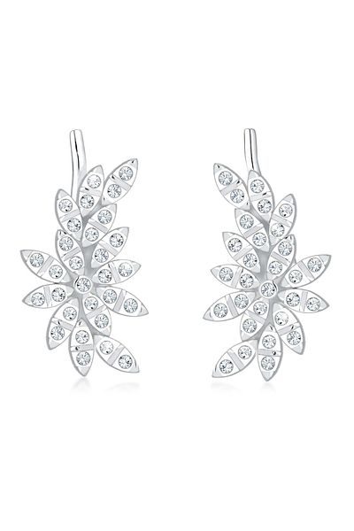 ELLI Ohrringe Kulaklık Kristal 925 Gümüş