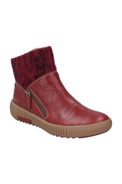 Josef Seibel Maren 22 | Stiefelette für Damen | Rot Maren 22, hibiscus-kombi
