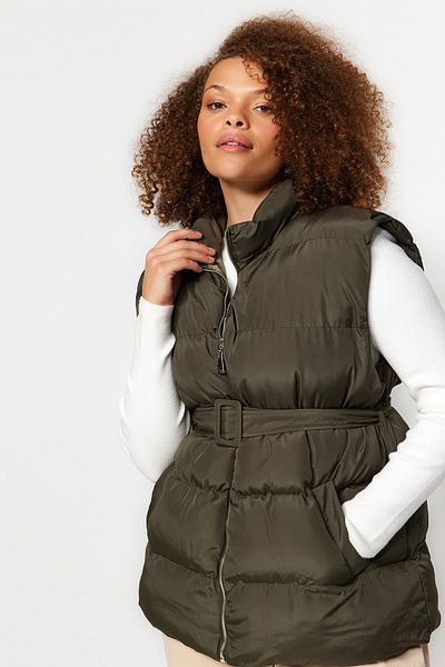 Trendyol Curve Green Women Plus Size Vests Styles Prices Trendyol