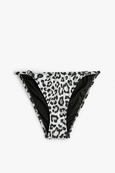 Koton Damen-Bikinihose mit Leopardenmuster