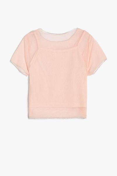 Koton Rosa T-Shirt für Mädchen