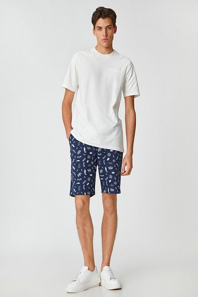 Koton Men's Ecru T-Shirt