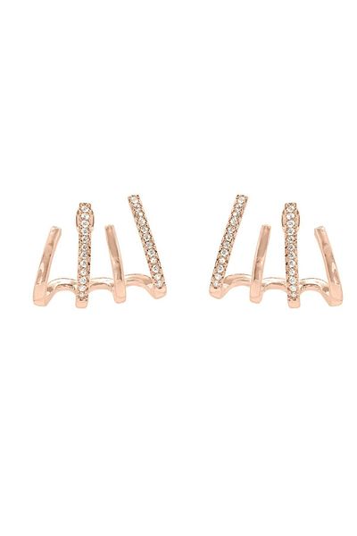 Heideman 4-in-1 Ohrstecker Runa rosegoldfarben casual