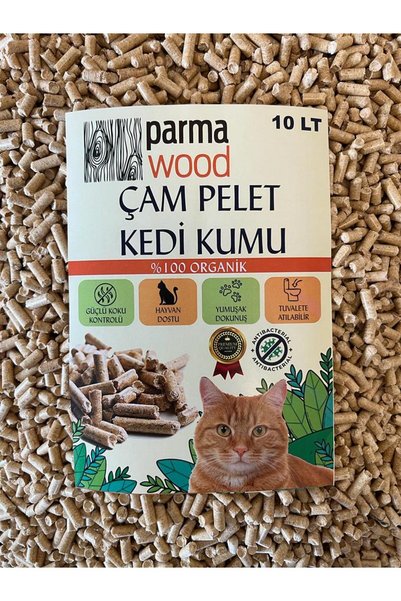 PARMA WOOD AKAN TARIM Çam Peleti Kedi Kumu 10 Lt