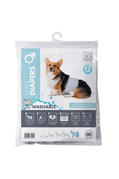M-PETS Diapers Erkek Köpekler Için Yıkanabilir Külot Xxl 10169899