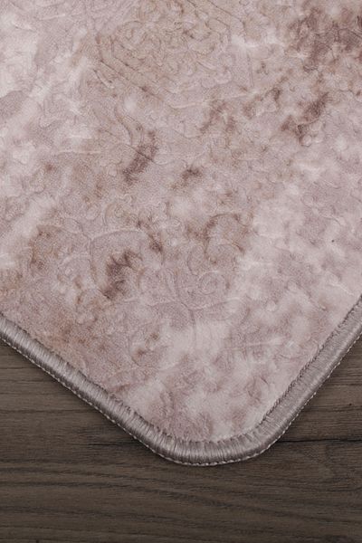Bonny Home Nova Mink (80x150 + 50x80 cm) Σετ Χαλιά Μπάνιου 2 τεμαχίων Μεγάλου μεγέθους Σετ Τουαλέτας Αντιολισθητική Βάση