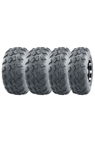 WANDA Set 21X7-10 ve 22X10-10 P3018 4PR Atv Utv Lastik Takımı Ön Arka