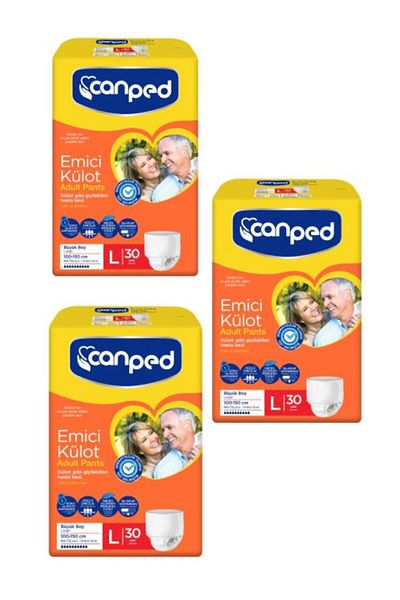 Canped ABSORBENT PANTY L 90 PACK (3 PACK)