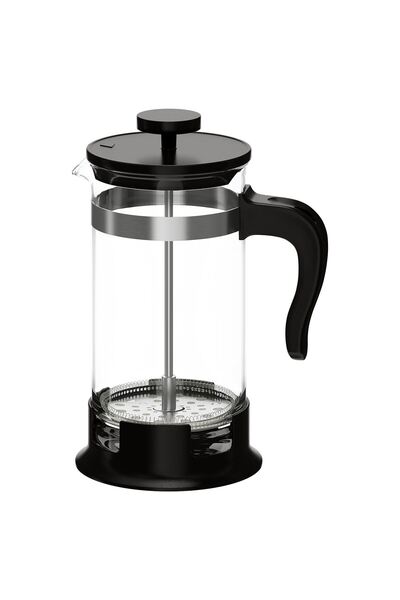 IKEA Isıya Dayanıklı French Press Cam Demlik 1 Lt 22 Cm Paslanmaz Çelik