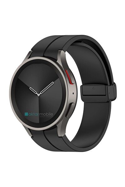 AktarMobile Samsung Galaxy Watch 6 Classic 43 / 47 Mm Silikon Kordon Magnetik...