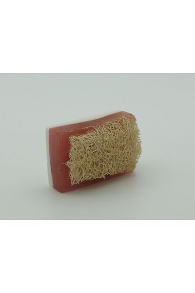 Anatolia Soap Fiber lavender soap double sided