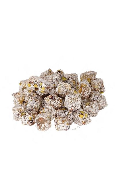 kuruyemişcin Coconut Turkish Delight with Double Roasted Pistachios 700g