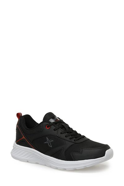 Kinetix LEVEL PU 3PR Black Men's Running Shoes