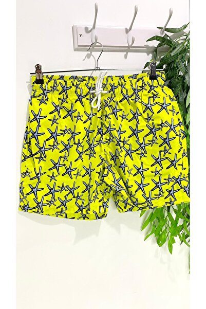 MY SEA K-231 شورت سباحة قصير بنمط نجمة البحر يمكن تركيبه بين الأب والابن