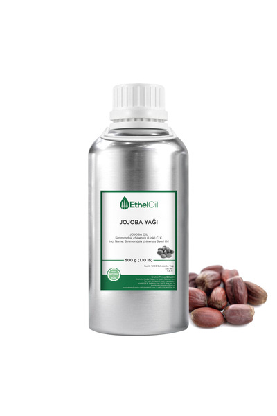Etheloil Jojoba Sabit Yağı - - 500 gr - %100 Saf Ve Doğal Sabit Yağ – Üretici...