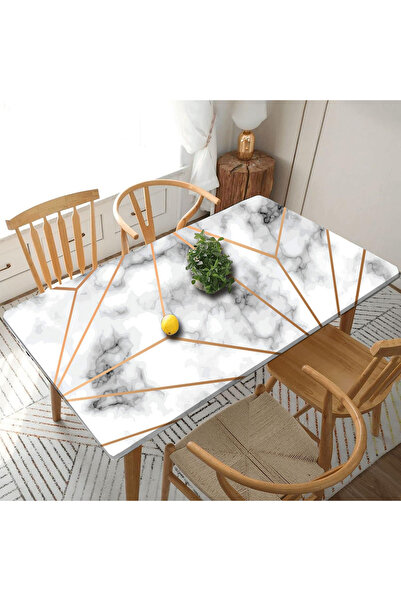 Özbey Reklam طاولة منقوشة من الرخام، خزانة كونترتوب، طلاء ورق لاصق للمطبخ (حج...