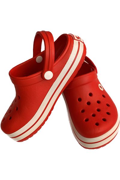 Serra children's red comfortable sole sabo slippers sandals