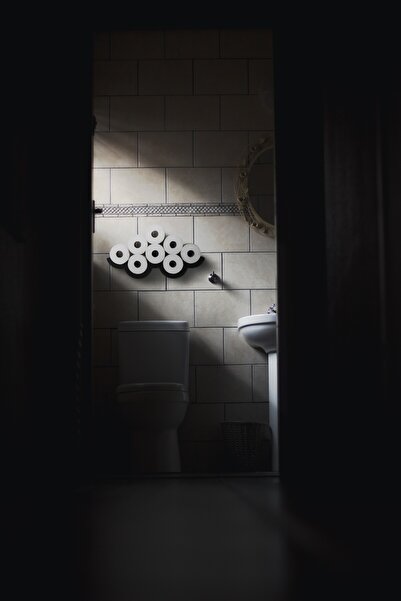 Flying Roll Rulo Tuvalet Kağıdı Rafı, Standı