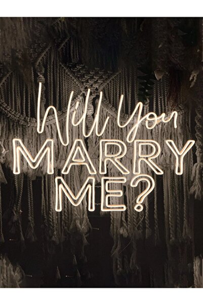 Extremmotif Will You Marry Me? Neon Led Duvar Yazısı