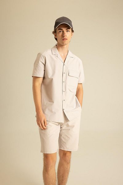 DeFacto Discovery Adventures κανονική εφαρμογή Polo γιακά κοντομάνικο πουκάμισο A9853ax23hs