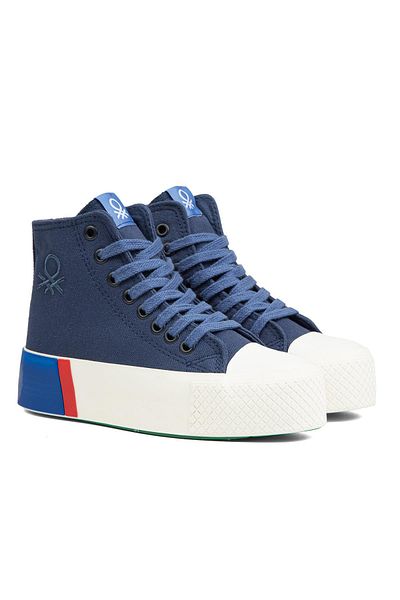 Benetton ®| BN-30938 - Navy Blue - Women's Sneakers