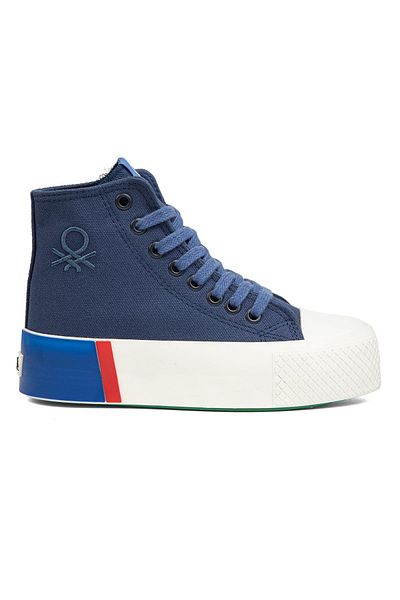 Benetton ®| BN-30938 - Navy Blue - Women's Sneakers
