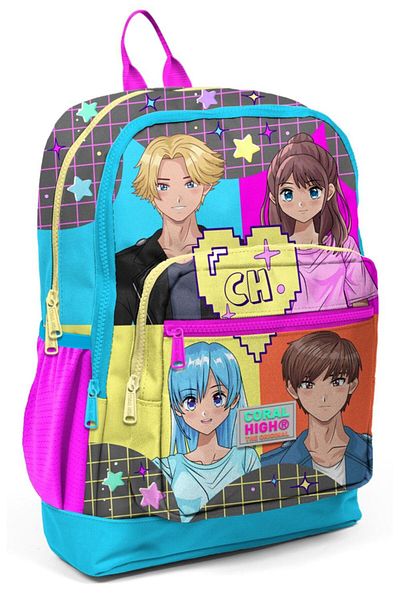 Coral High Rucsac Blue Anime pentru școală primară și zilnică - Fată