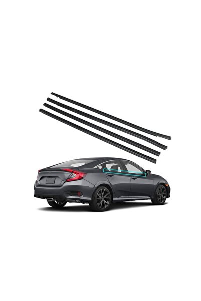 NS Nilser Auto Parts Honda Civic Çıta Cam Sıyırıcı Fitil Takım 2016-2021 ( 4 ...