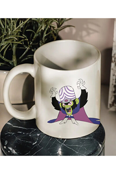 Bikutumutluluk POWERPUFF GİRLS ASİ MAYMUN MOJO JOJO HEDİYE KUPA BARDAK