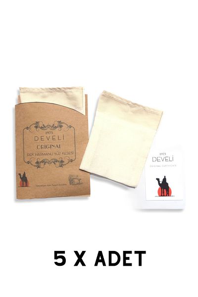Develi (5 PCS) 1973 Natural Silk Blended Mini Facial Scrub