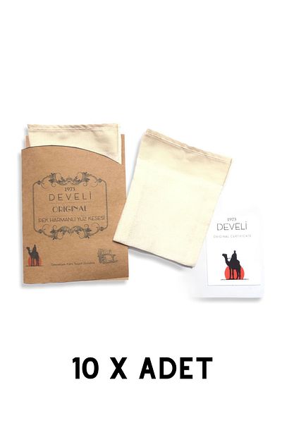 Develi (10 PCS) 1973 Natural Silk Blended Mini Facial Scrub