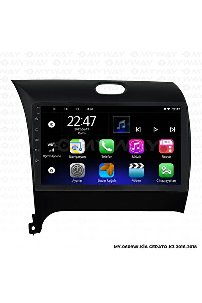 MYWAYY KIA CERATO ANDROID 12 MULTIMEDIA CARPLAY 2GB RAM+32GB HDD 2016-2018 NAVIGATION SCREEN