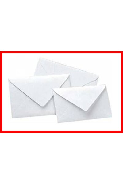 Umur 200 Pieces White 1St Dough Invitation Envelope - Wedding, Letter, Money ...
