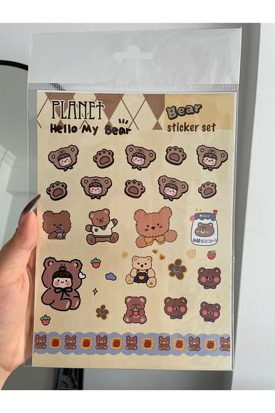 Planet Butik Bear Sticker Set