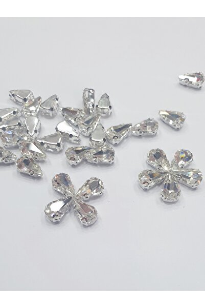 CRYSTALSHOP Casa de piatră - picătură 6*10mm (100 buc.)