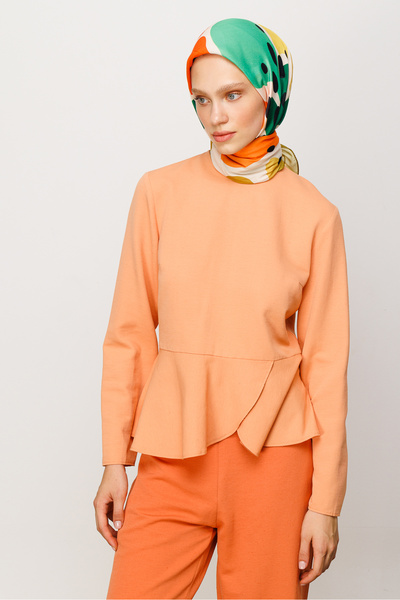 Mooncorn Ψηφιακό μαλακό κασκόλ με μοτίβο Bloom