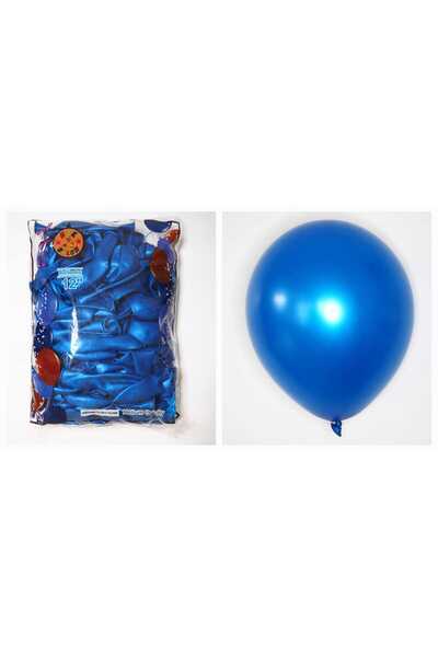 HBK Balon بالون معدني باللون الأزرق الداكن 25 قطعة