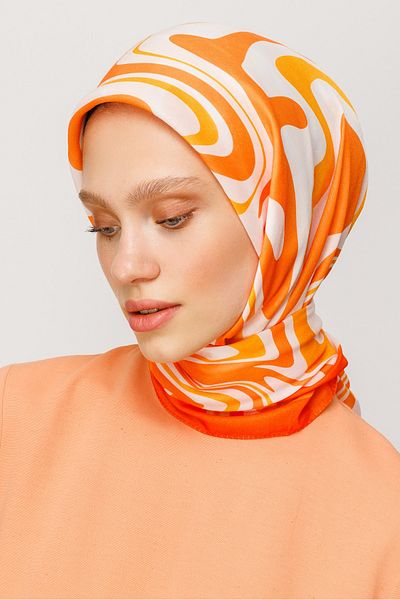 Mooncorn Ψηφιακό μαλακό κασκόλ Mira Pattern