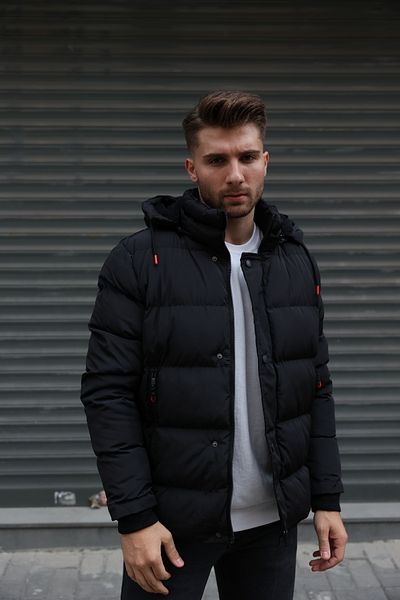 3MODA Ανδρικό πουπουλένιο παλτό με γούνα