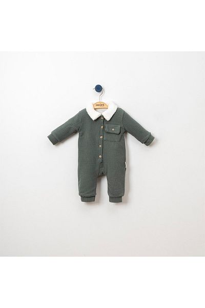 Bebelove Welsoft Lined Corduroy Baby Boy Jumpsuit