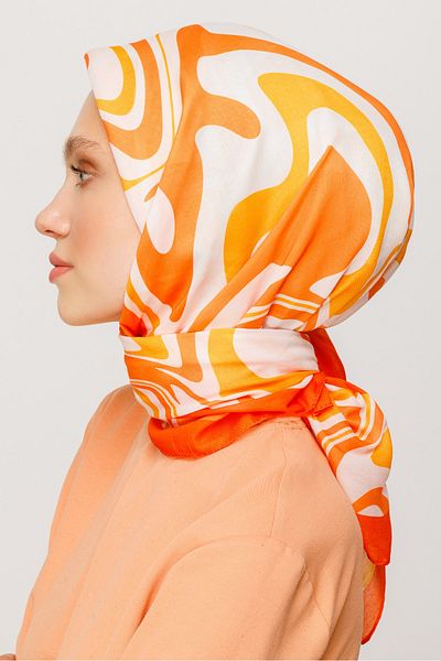 Mooncorn Ψηφιακό μαλακό κασκόλ Mira Pattern