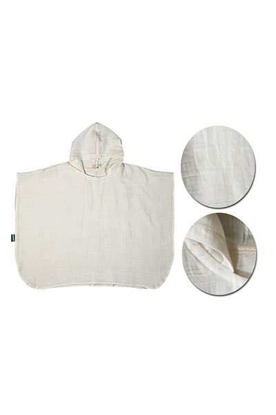ecowoco Muslin Hooded poncho