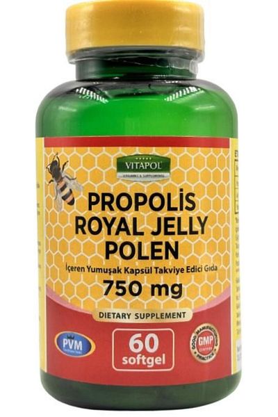 Vitapol Propolis Royal Jelly Pollen 60 Capsules