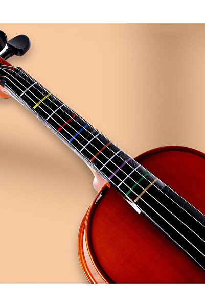 happypotam 3\4 keman-nota-etiket-kolay öğrenme-sticker-klavye-çıkartma-violin-keman aksesuar