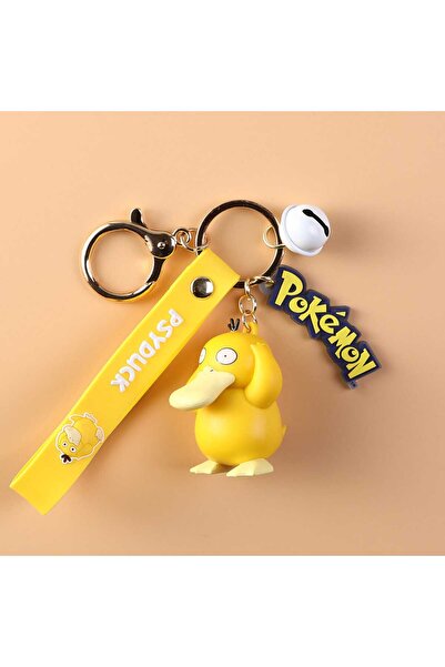 ThreeMB Toys Pokemon Orijinal Lisanslı Anahtarlık Psyduck