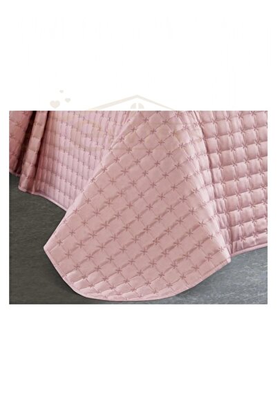 EYM SOFT مفرش سرير مبطن من BELENAY رمادي-رمادي مطرز مزدوج