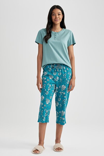 DeFacto Fall In Love Regular Fit Kısa Kollu Takımı